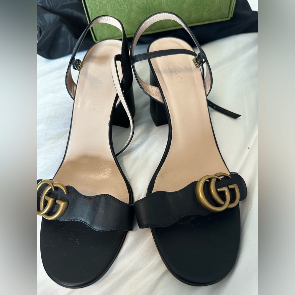 Gucci Block Mid heel -Black Size 39.5